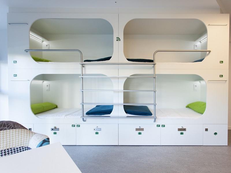 Dream Cube Hostel Barcelona Camas do hostel foto